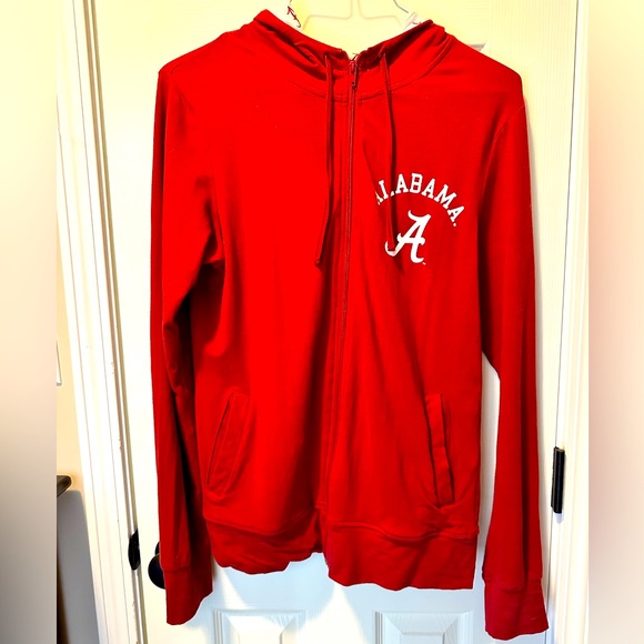 Red UNIVERSITY OF ALABAMA fitted lightweight Hoodie XL - Picture 1 of 8